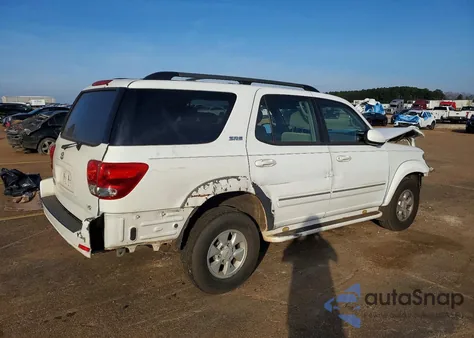 2007 Toyota Sequoia Sr5 z USA, uszkodzony, nr VIN 5TDZT34A97S297845